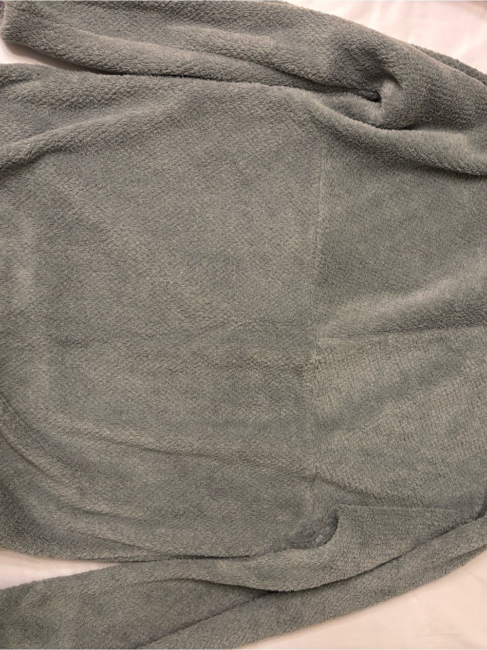 Patagonia Women’s Gray Fleece Quarter-Zip with Purple Pocket and Pink Trim - Picture 5 of 6